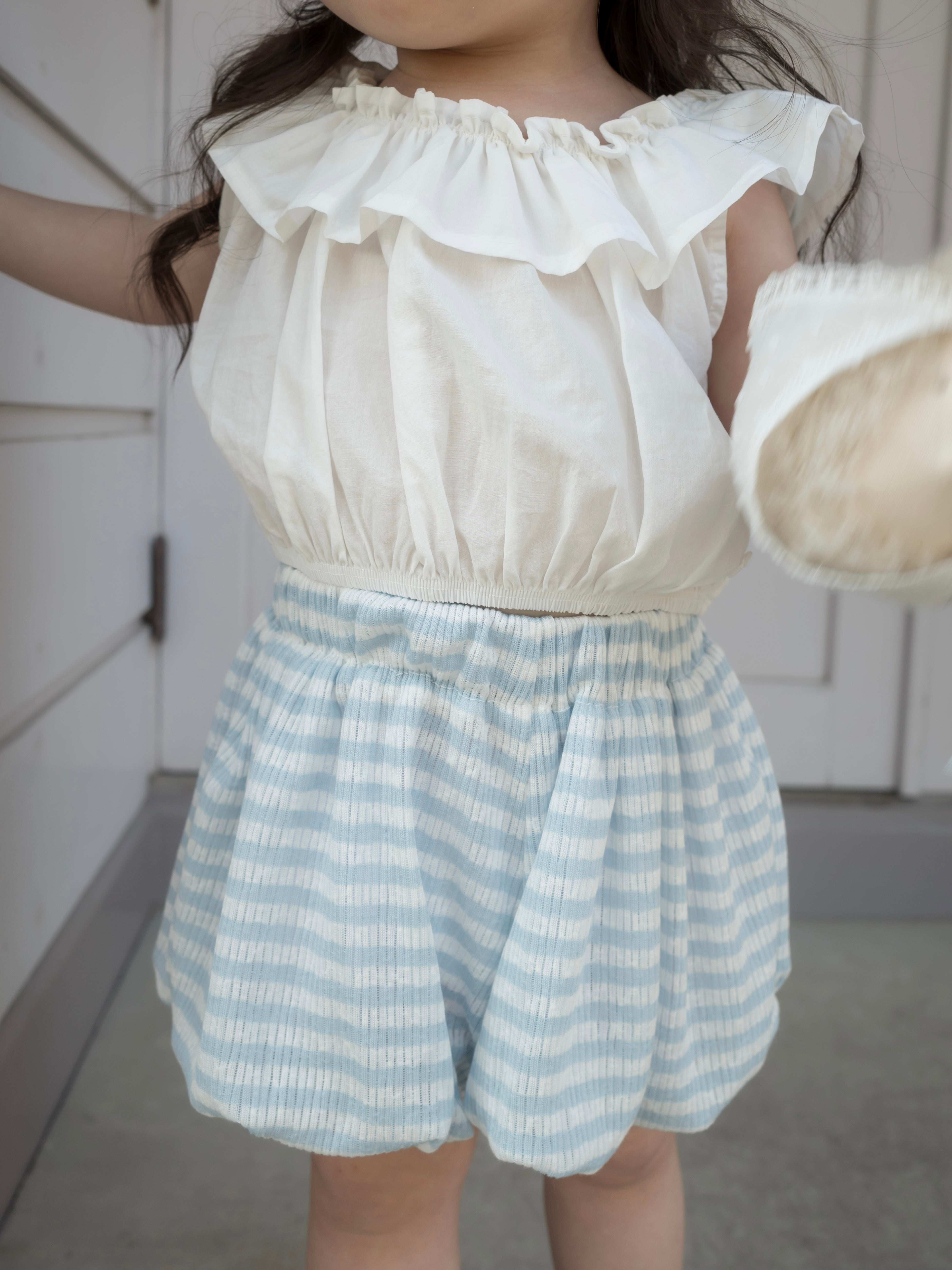 Blanche frill blouse