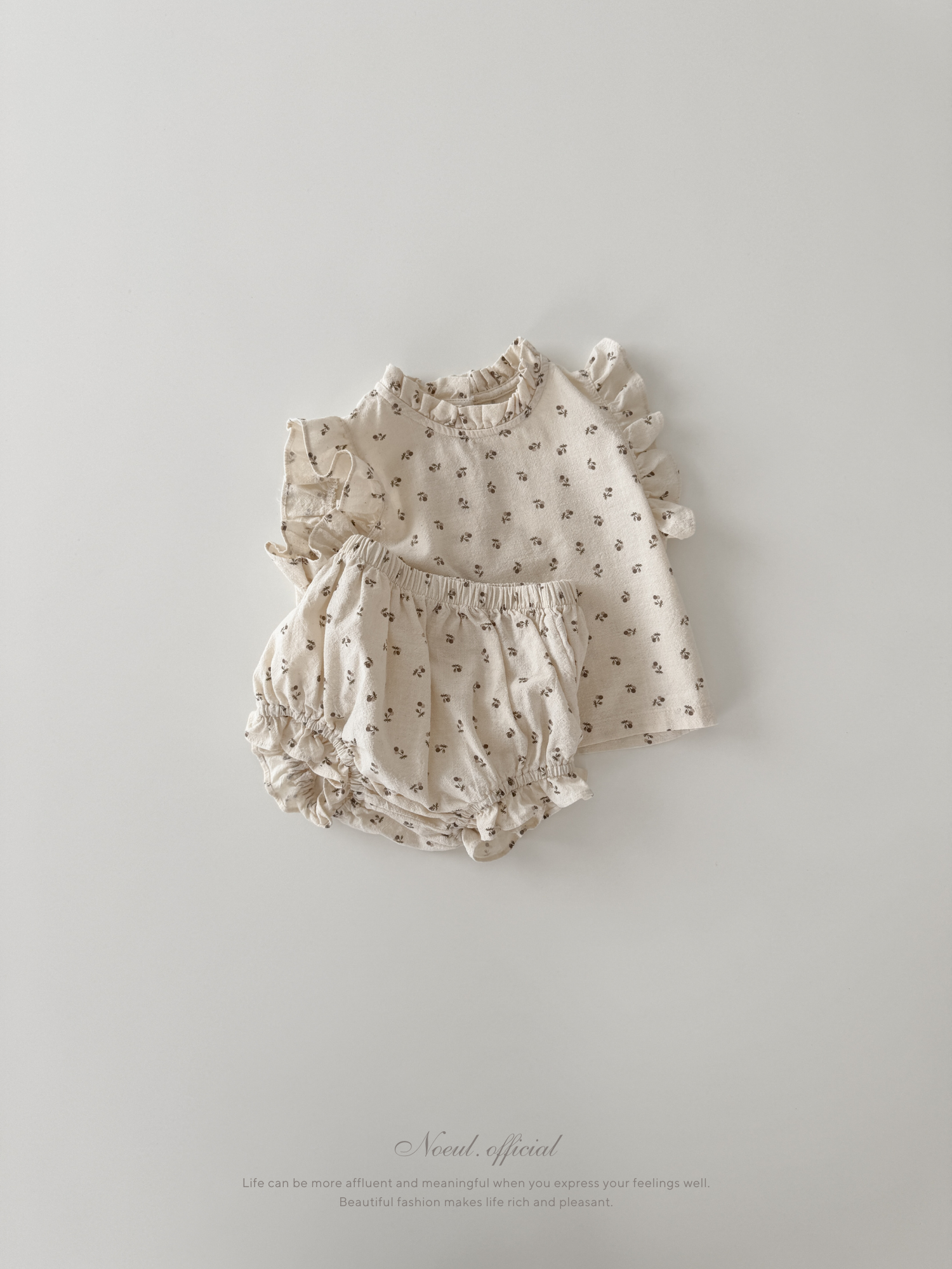 *Noeul.made* Muffin frill bloomer