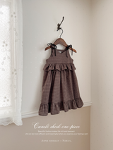 ［Anne shirley × Noeul.］Canelé check one-piece