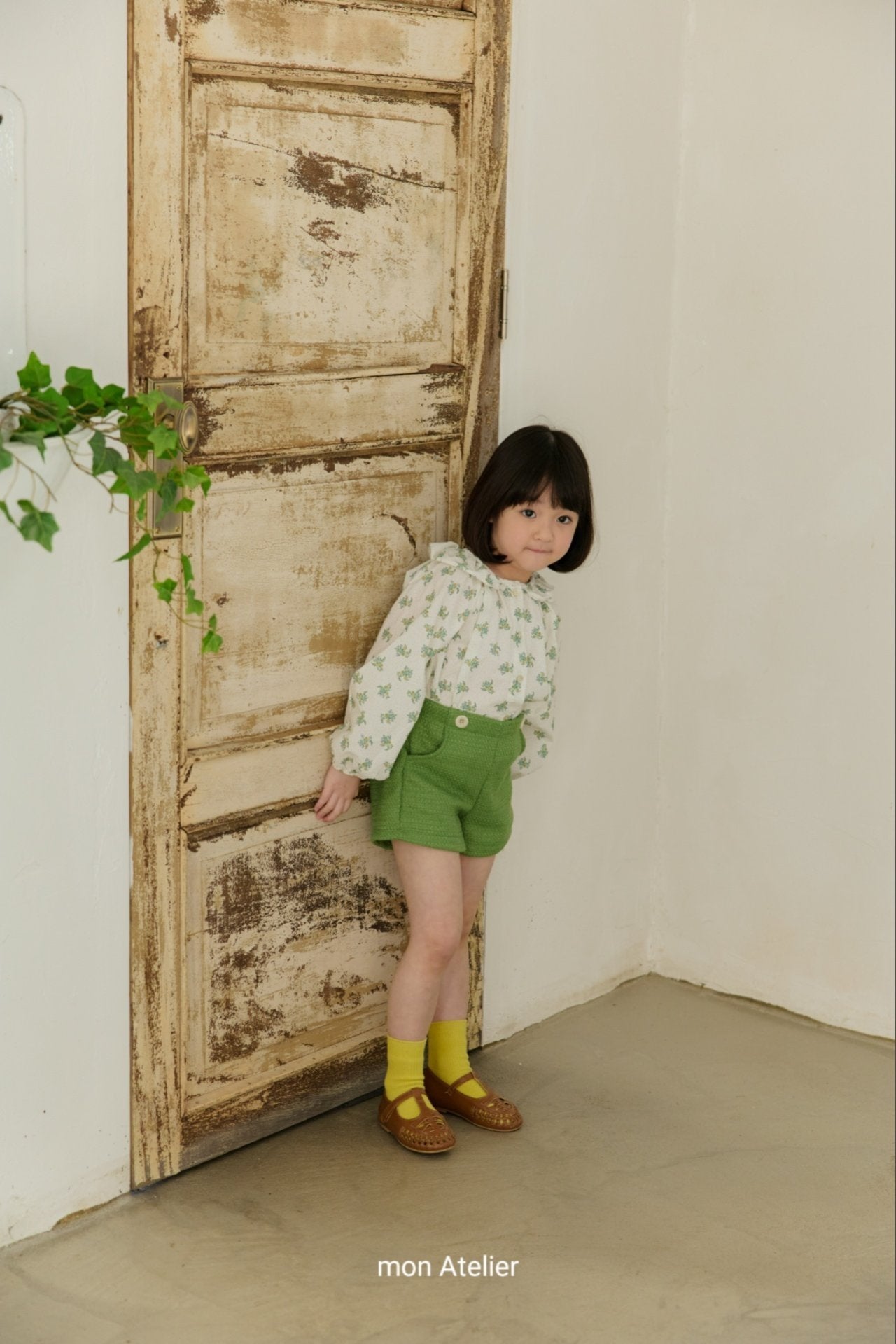 ［mon Atelier］Vivid short pants
