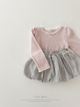 Mable ribbon lace tee