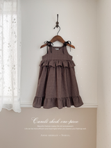 ［Anne shirley × Noeul.］Canelé check one-piece