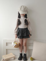 Mellow rib puff tops