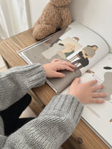 Robe balloon cardigan