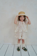 ［momo ann］Lilly flower frill set
