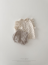 *Noeul.made* Muffin frill blouse