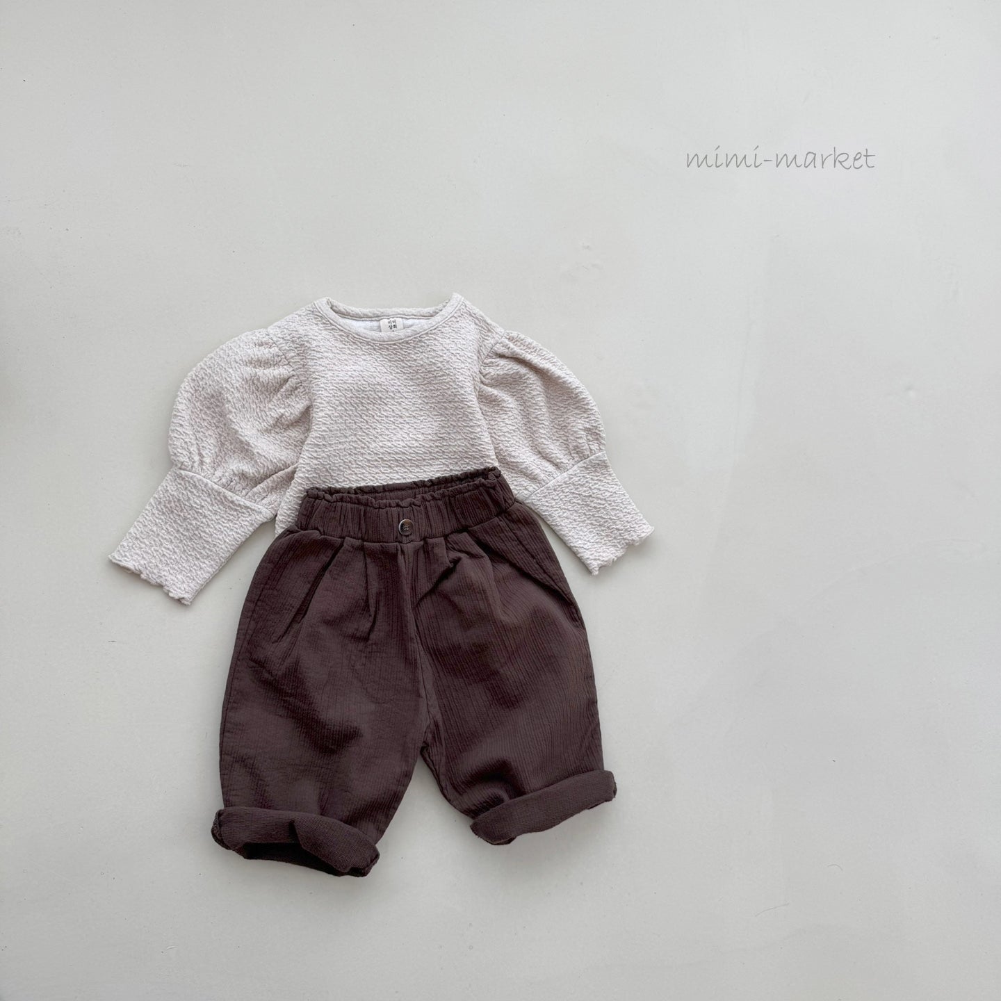 ［mimi market］Pudding puff tops