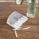 ［mkids］Chocolate lace bonnet