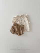 *Noeul.made* Muffin frill blouse