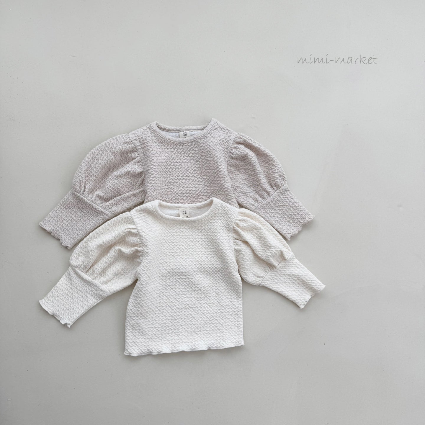 ［mimi market］Pudding puff tops
