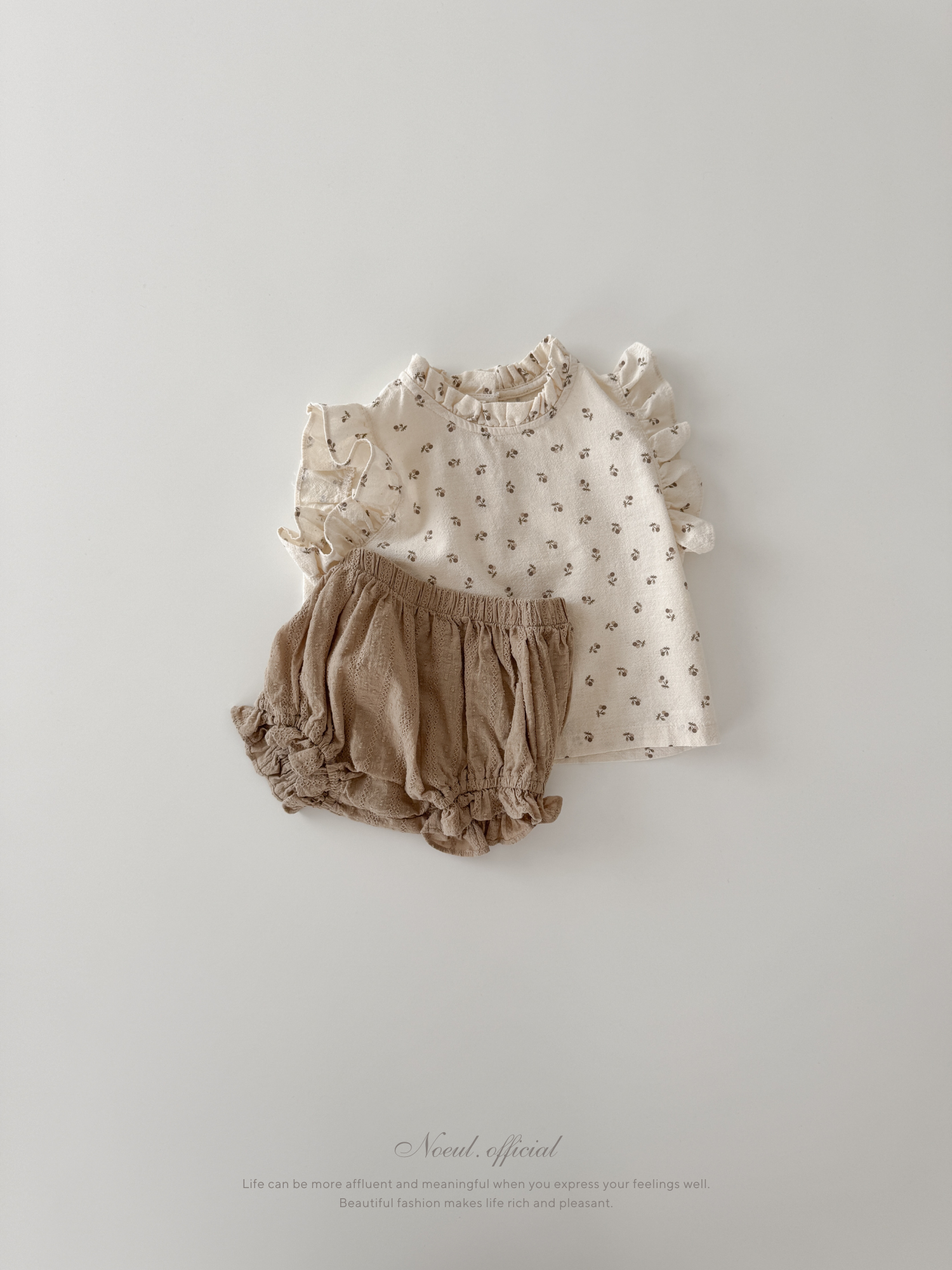 *Noeul.made* Muffin frill bloomer