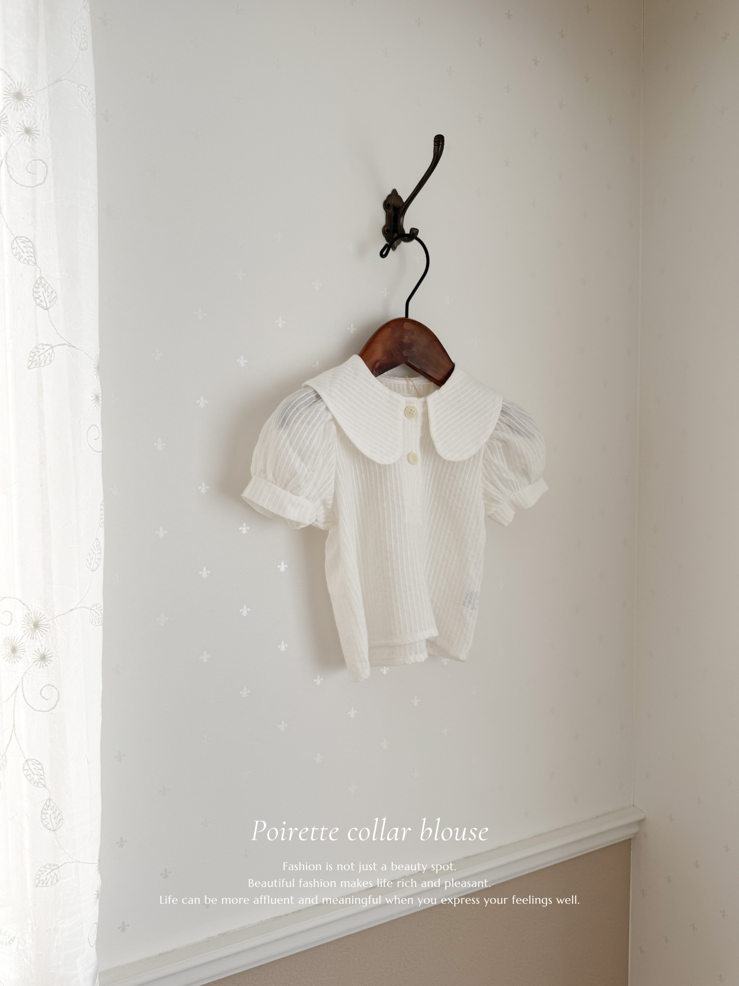 Poirette collar blouse