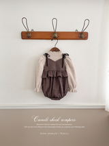 ［Anne shirley × Noeul.］Canelé check rompers