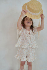 ［momo ann］Lilly flower frill set