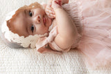 ［mkids］Chocolate lace bonnet