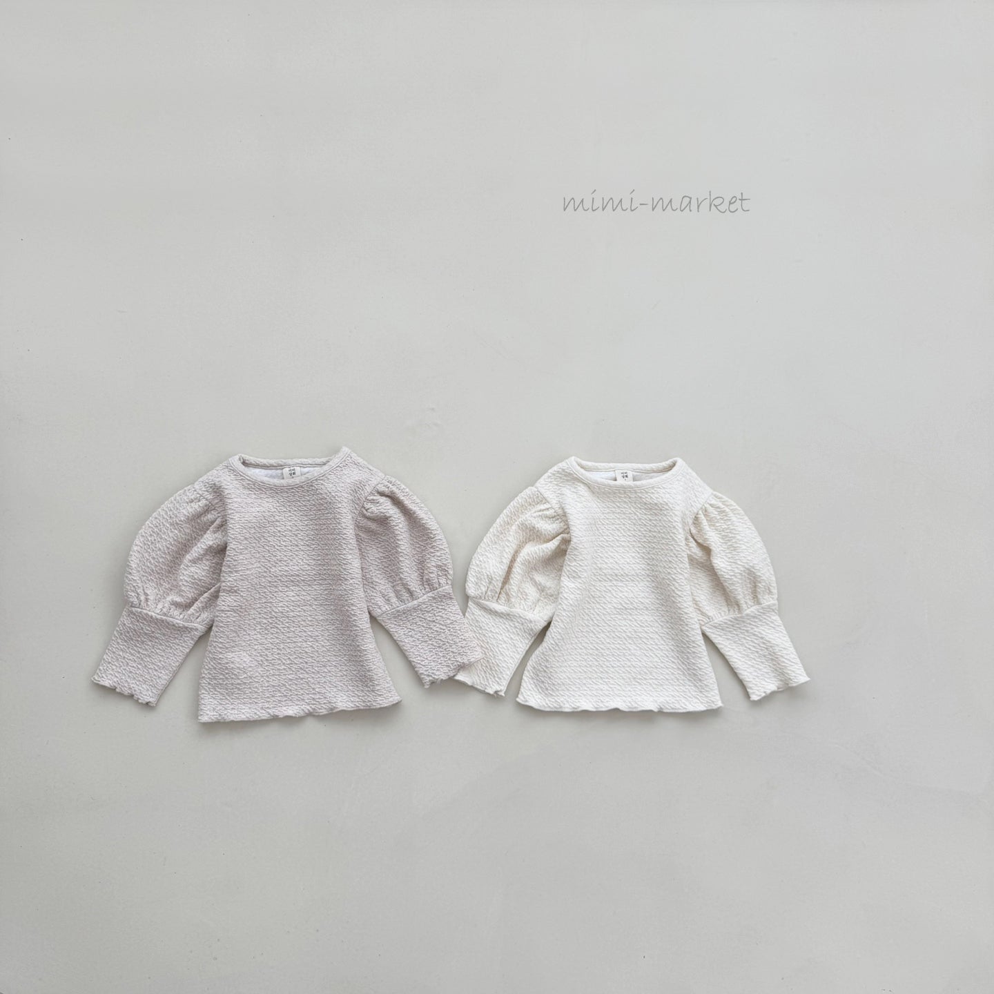 ［mimi market］Pudding puff tops