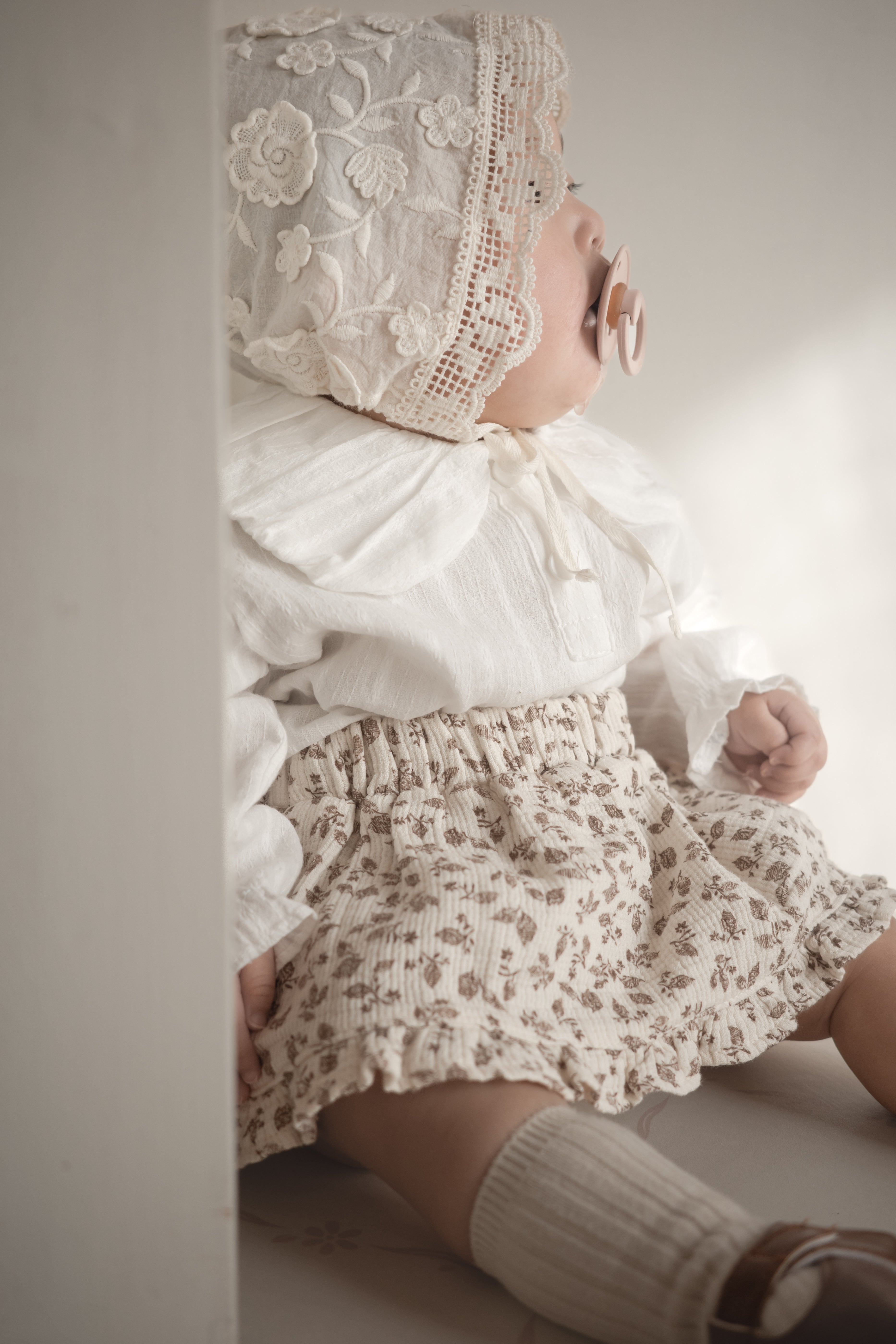 Leaf frill cancan skirt