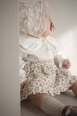 Leaf frill cancan skirt