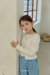 ［mon Atelier］Roem frill cardigan