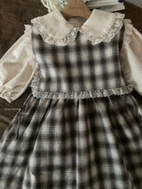 ［Anne shirley］Ange lace bustier (check)