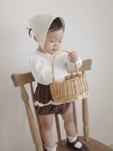 Check lace bloomer