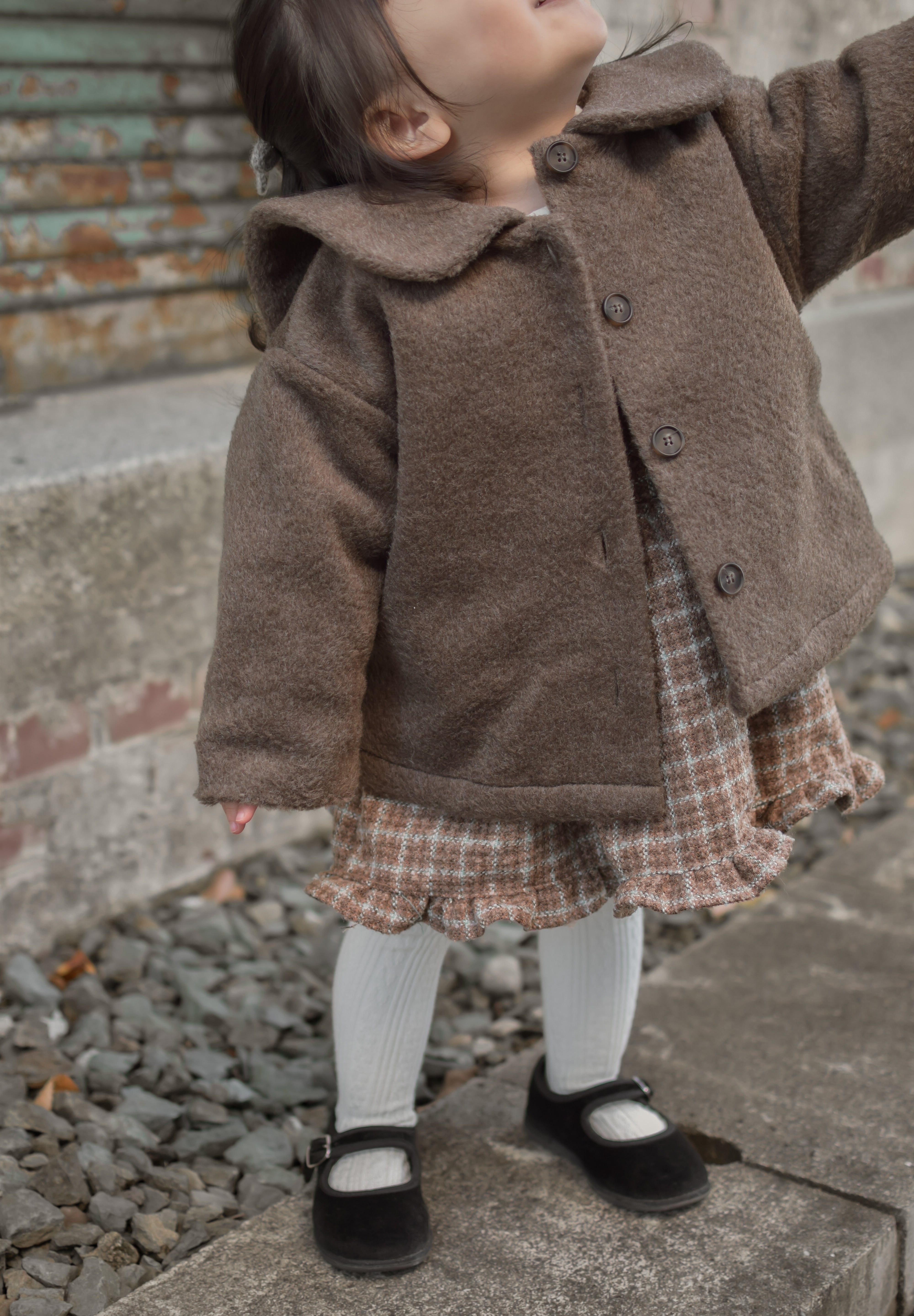 Wool sailor coat