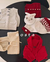 ［Aosta］Knit Cookie Vest