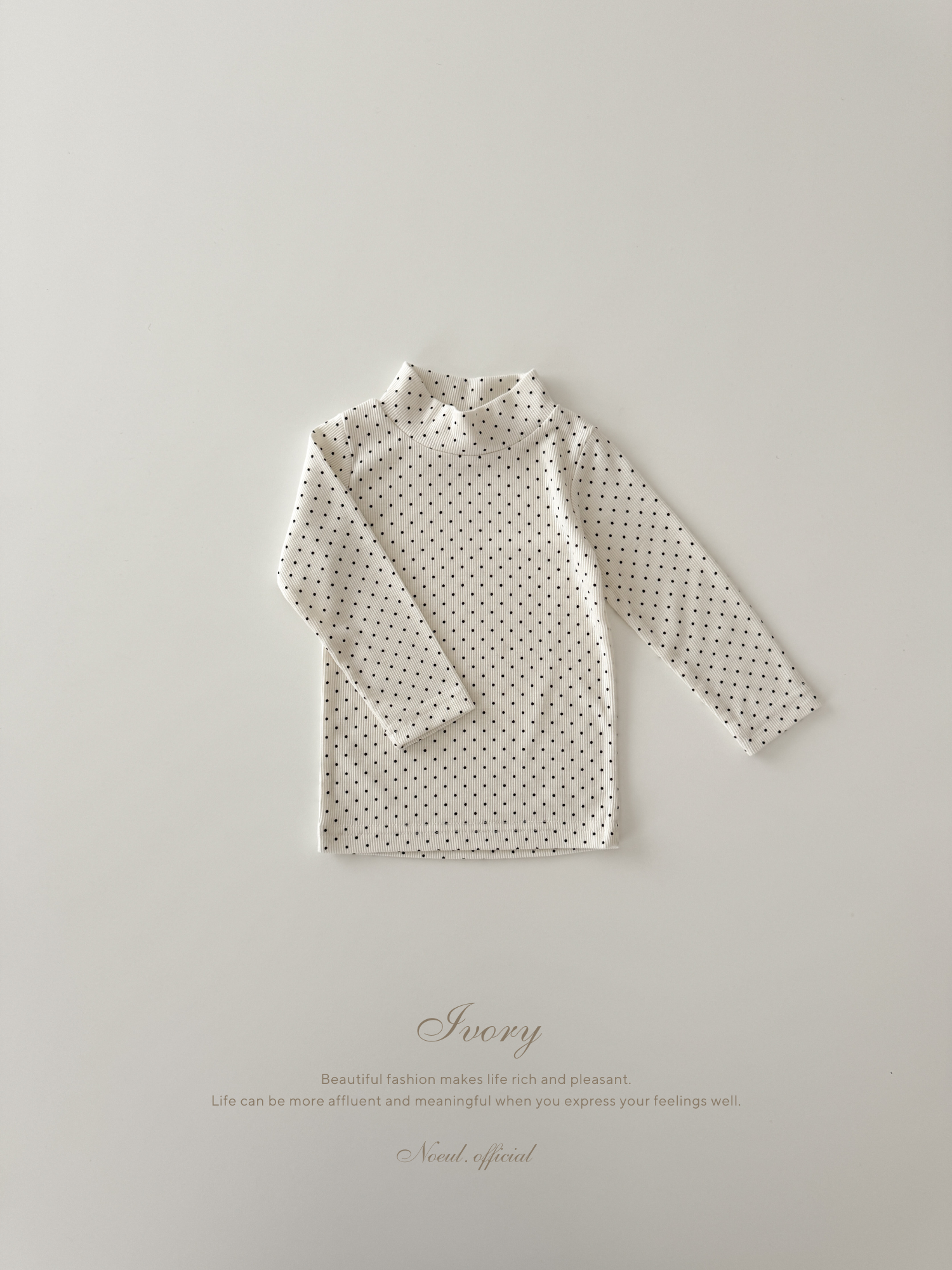 Dot bebe halfneck tops