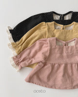 ［Aosta］Milk Dot Blouse