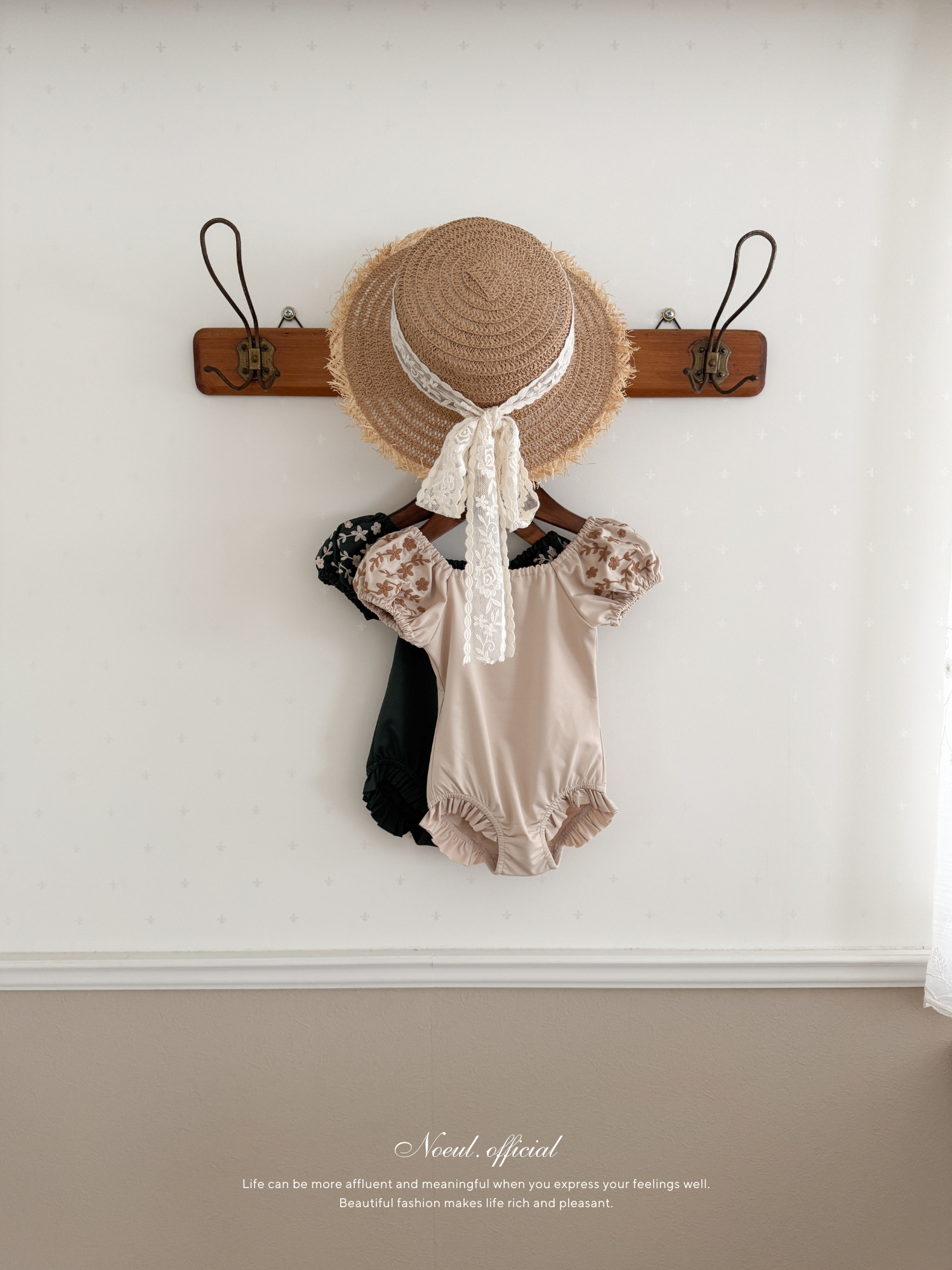 Coco embroidery swimwear