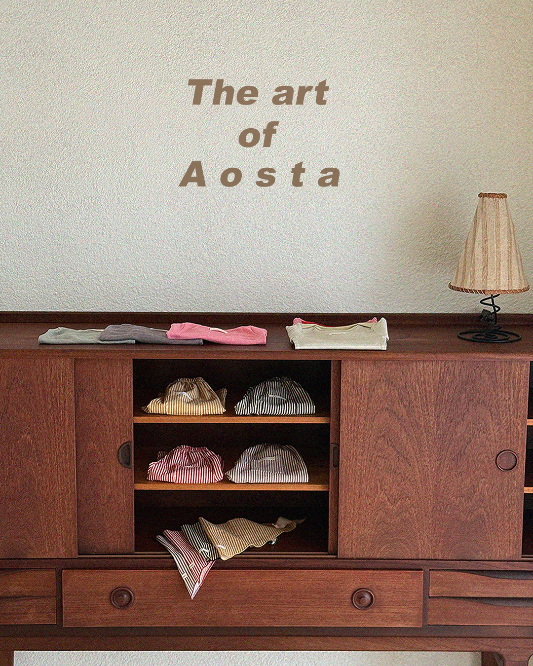 ［Aosta］Louis Stripe Scarf