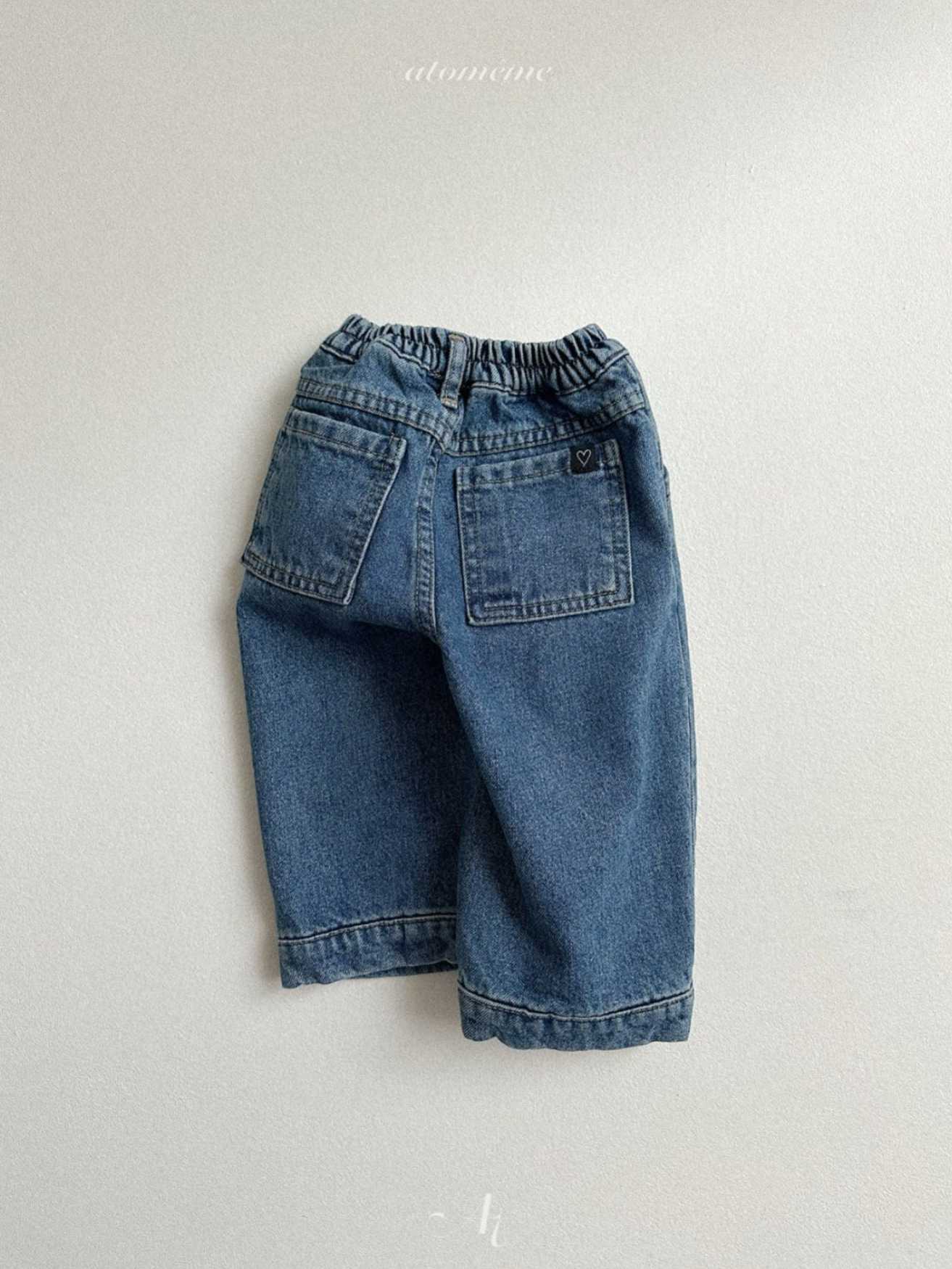 [atomeme] Half Slit Denim