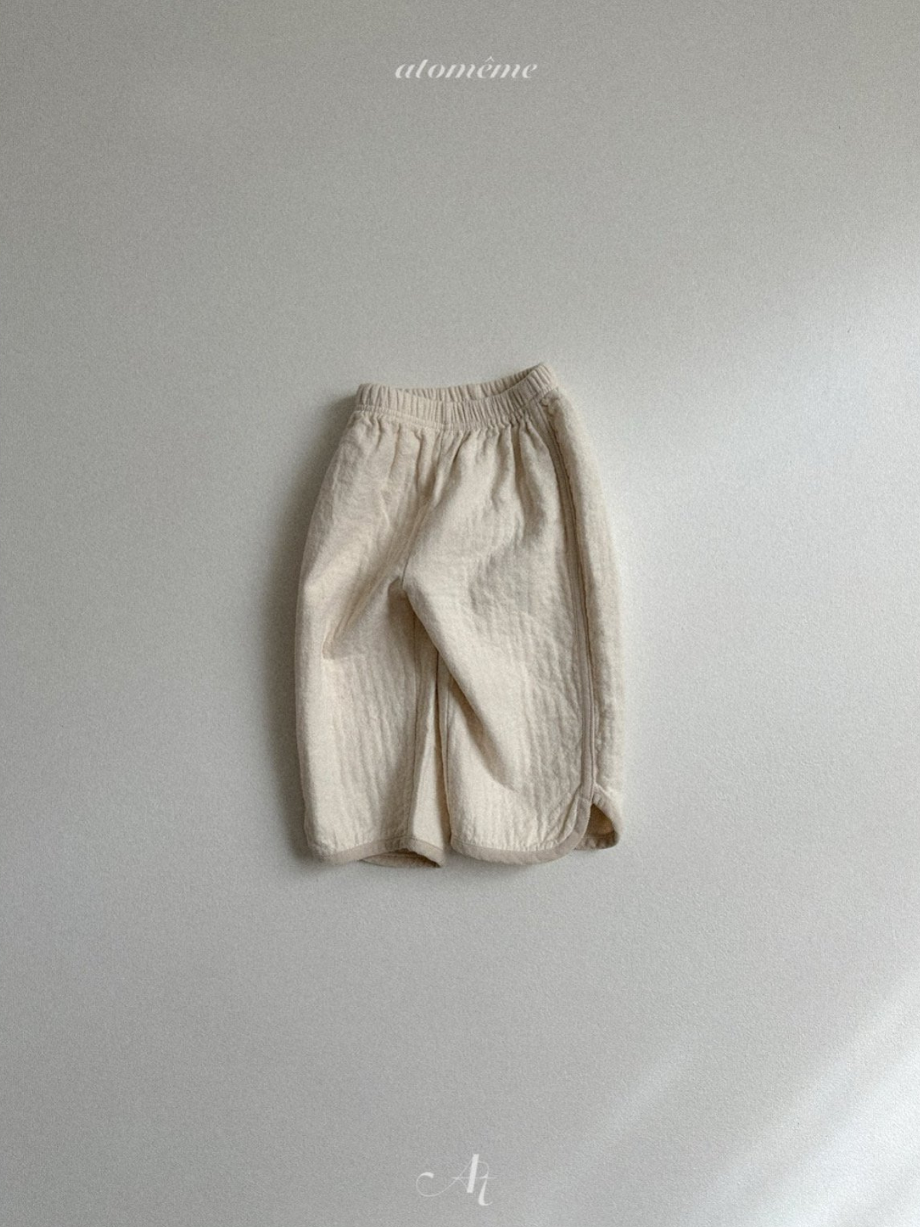 [atomeme] Peach Rib Pants