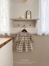 Bonbon check one-piece