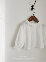 Lace frill blouse