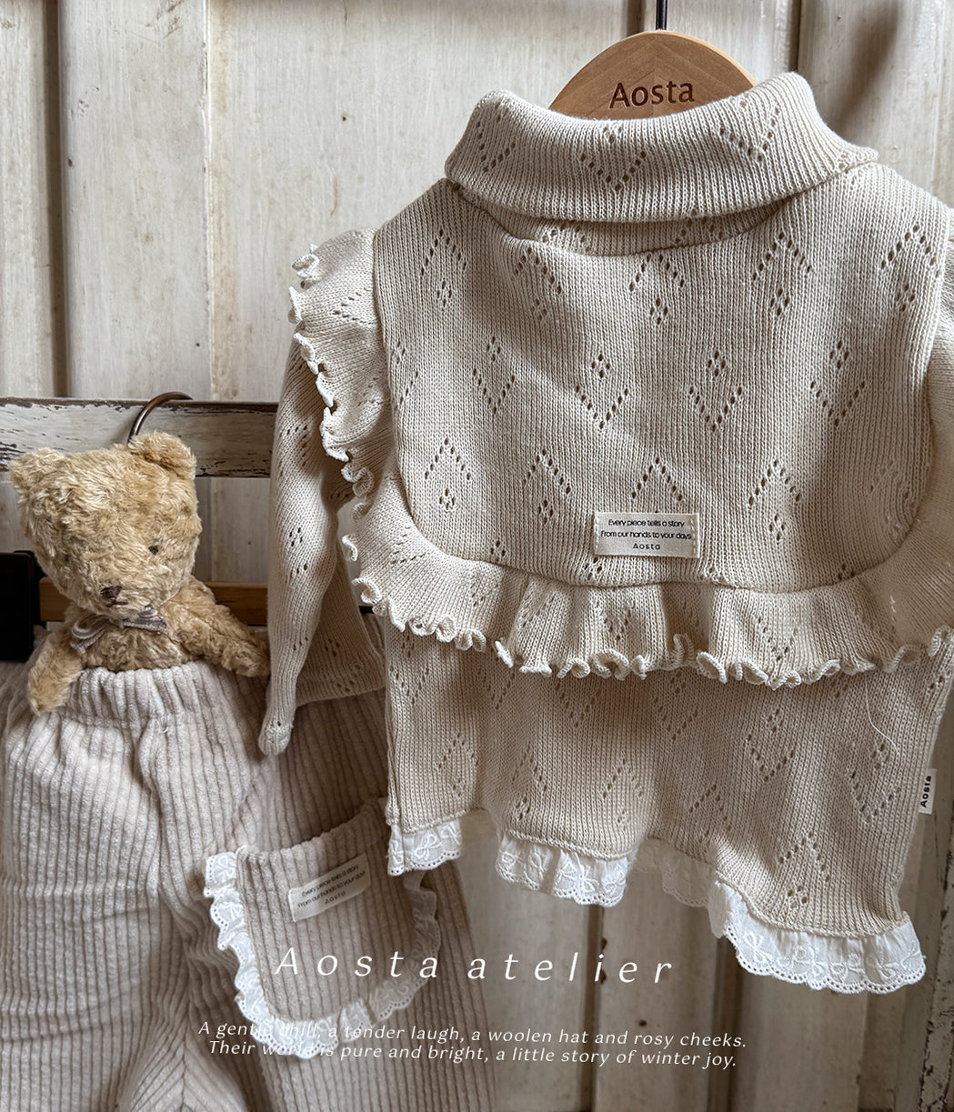 ［Aosta］Le ette frill turtleneck