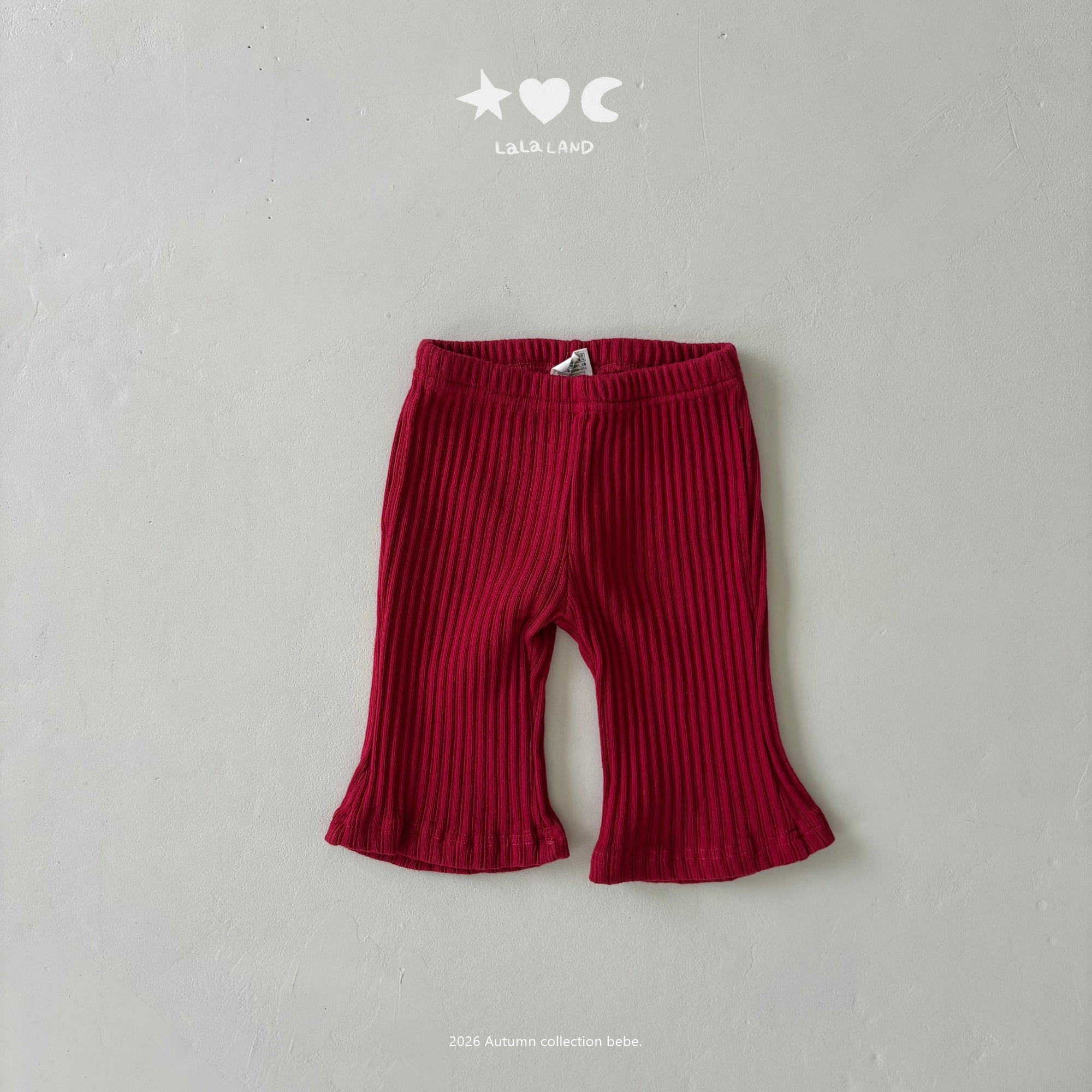 ［Lala land］Tulip rib pants