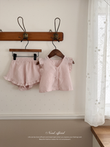 Romantic ribbon frill set
