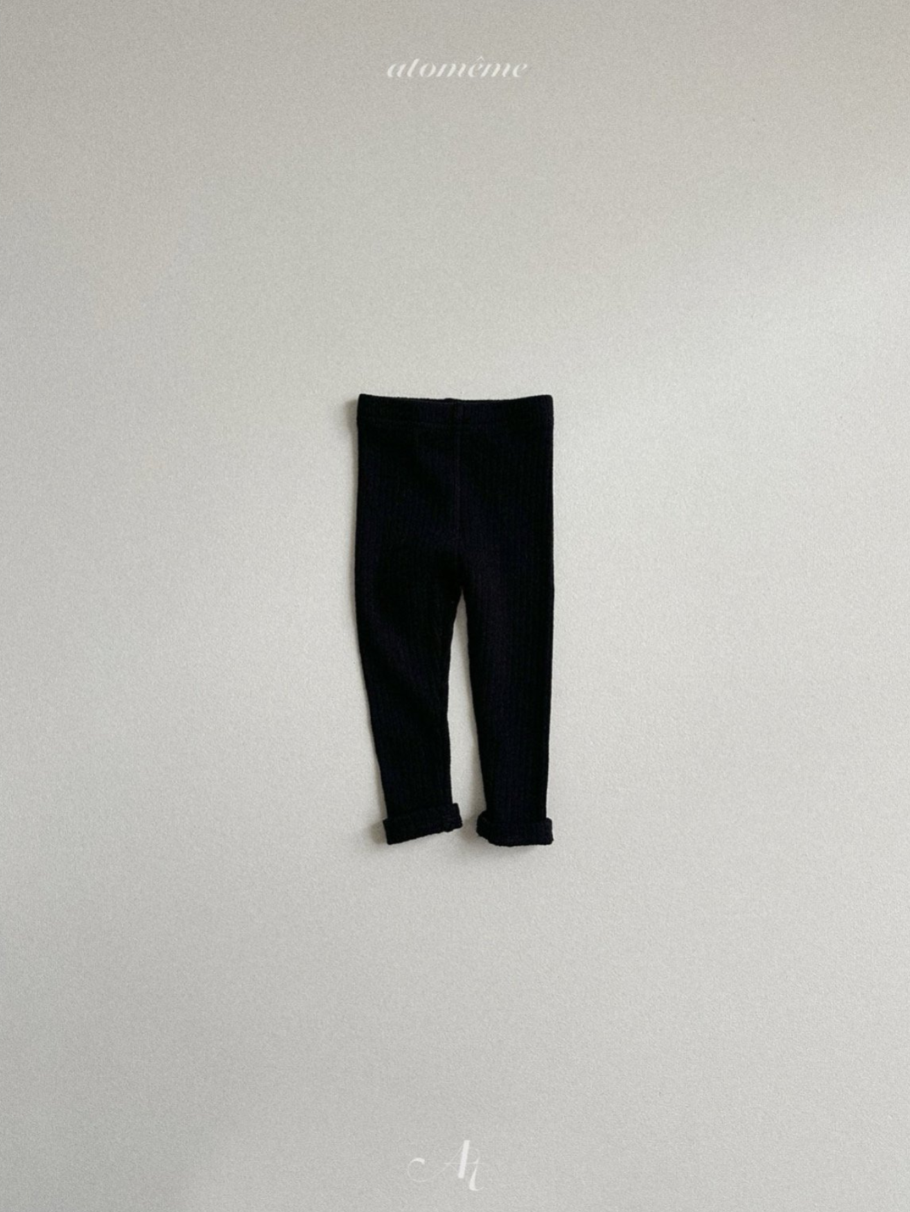 [atomeme] Winter Ribbed Leggings