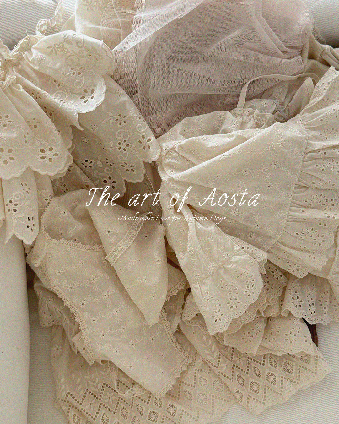 ［Aosta］Lace Cancan Blouse