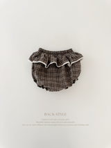Petit check frill bloomer