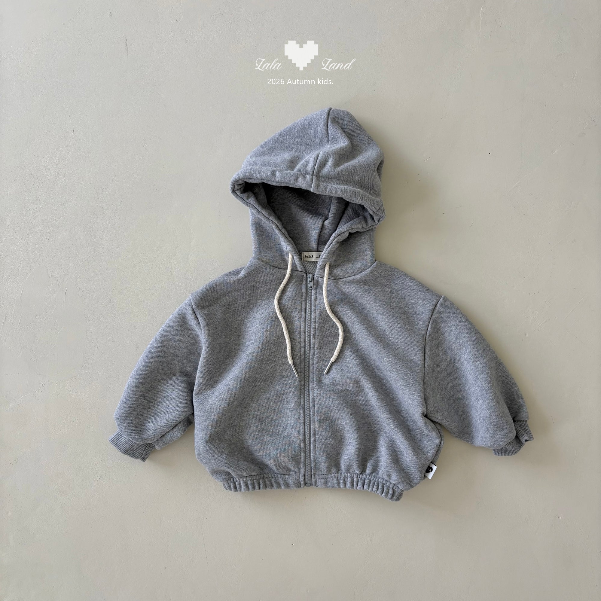 ［Lala land］Beans hood zip up