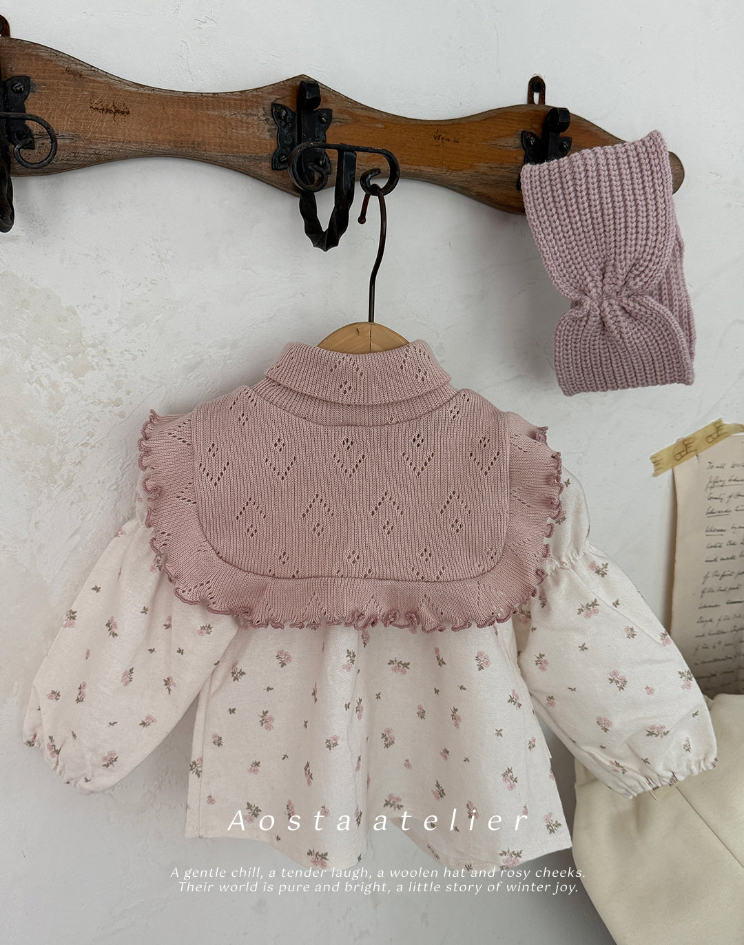 ［Aosta］Le ette frill turtleneck