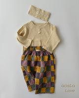 ［Aosta］Patchwork Pants