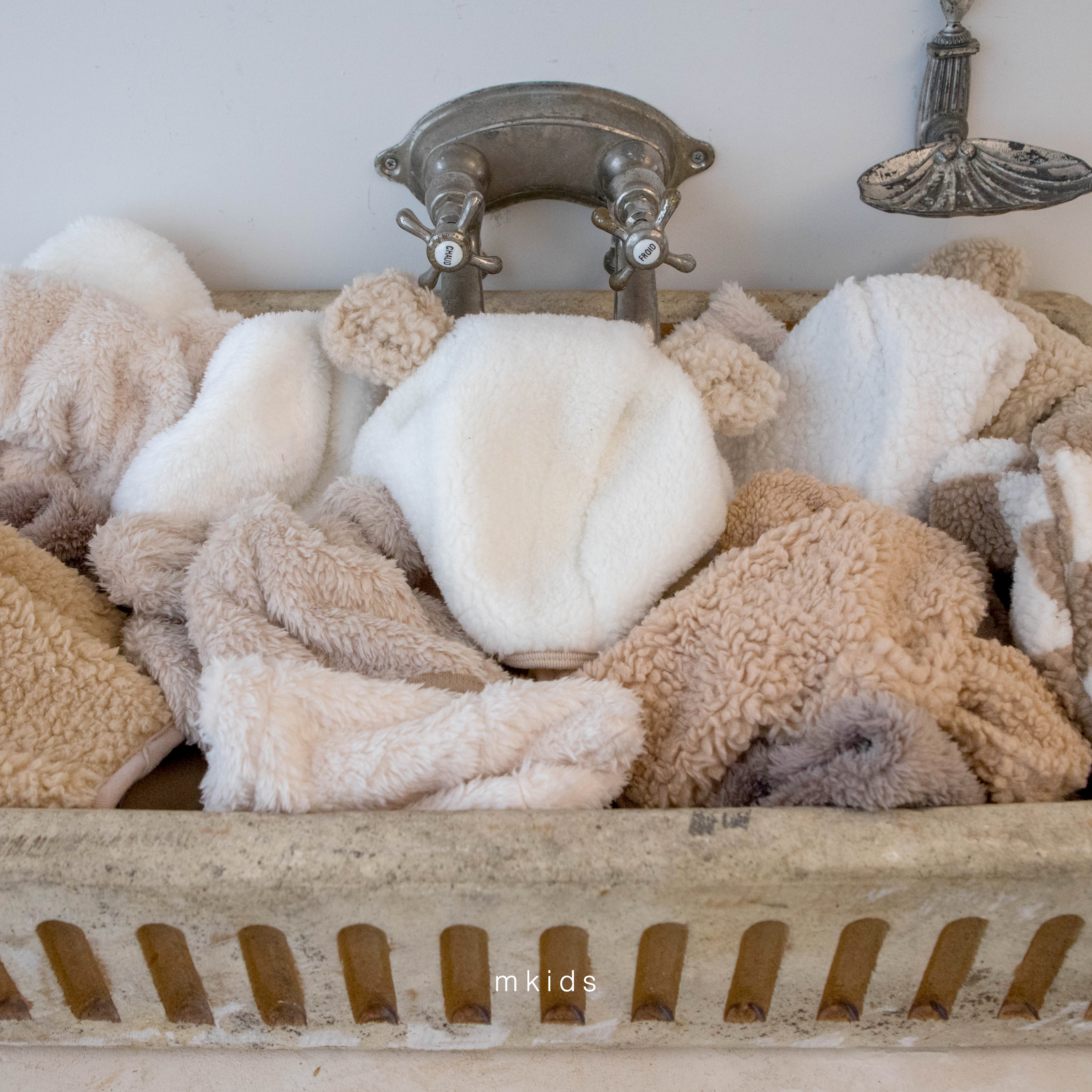 ［mkids］Bunny boa hat