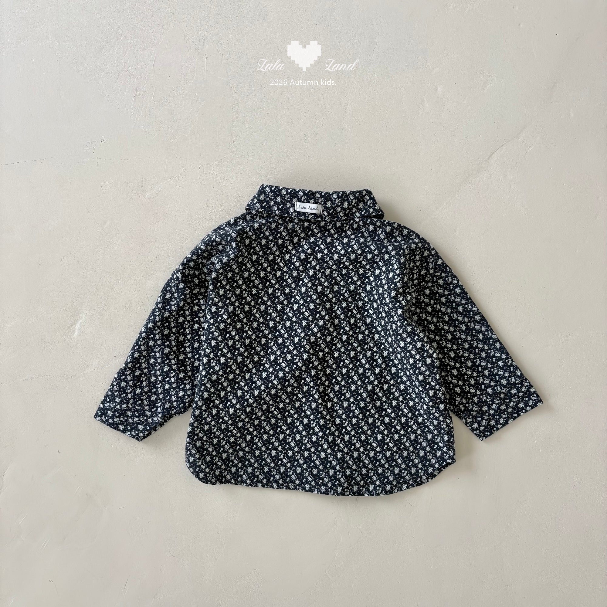 ［Lala land］Flour collar shirt