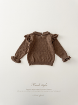 Petit wing knit tops