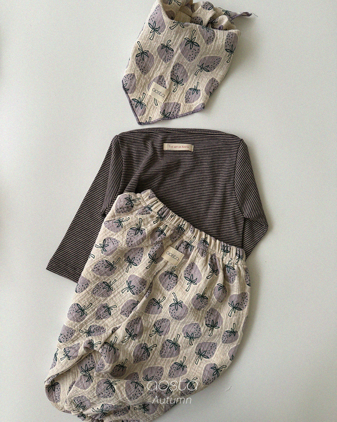 ［Aosta］Strawberry Scarf