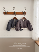 Odd check jacket