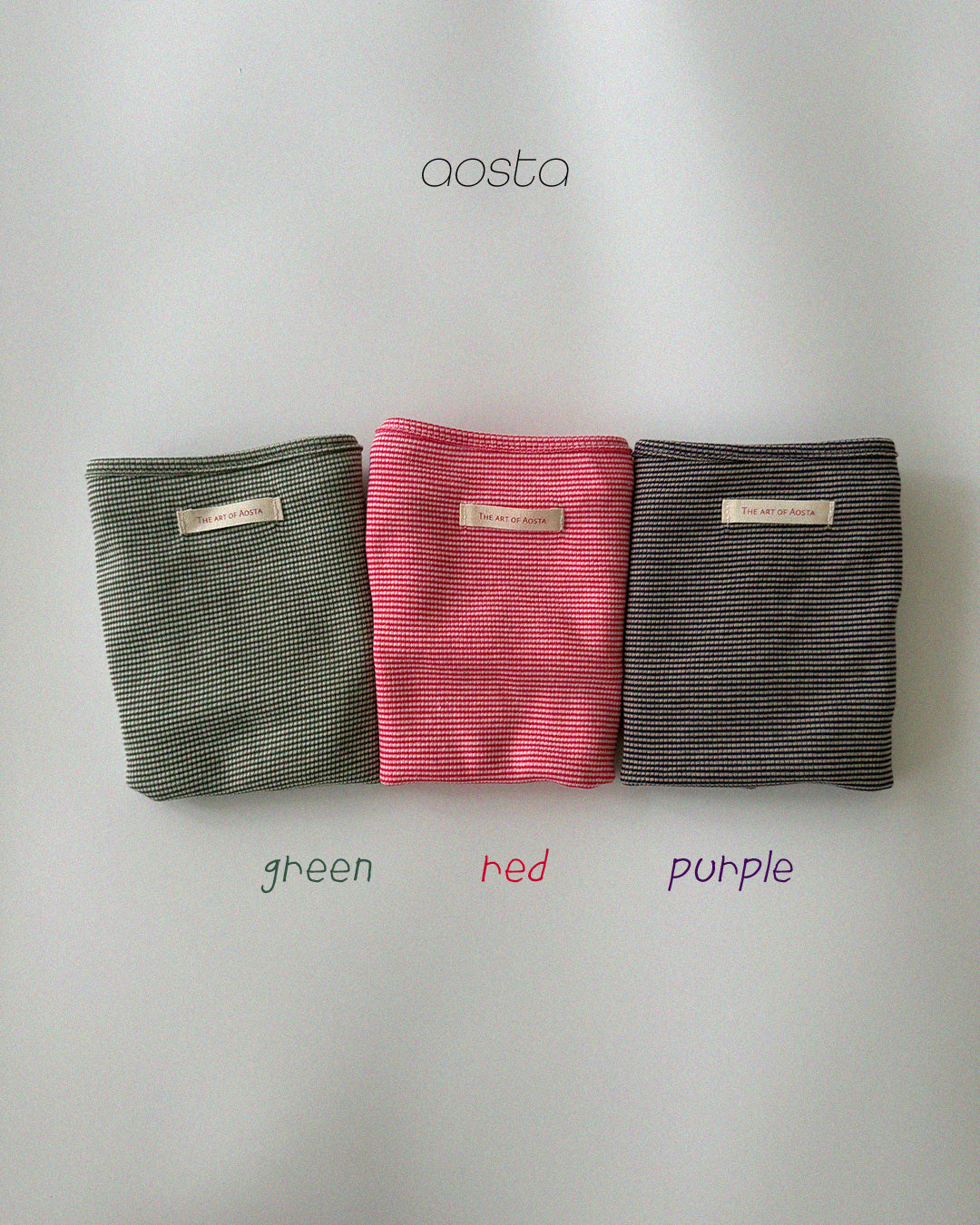 ［Aosta］Boat Neck Tee